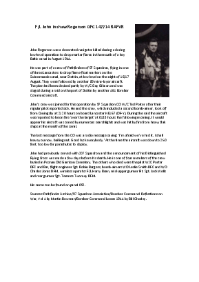 A preview of a PDF biography for Rogerson, John Inshaw
